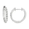 Diamond Hoop Earrings