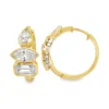 Multi Shape Hoop Earrings