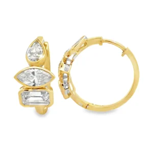 Multi Shape Hoop Earrings