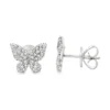 Butterfly Diamond Stud Earrings
