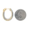 Diamond Hoop Earrings