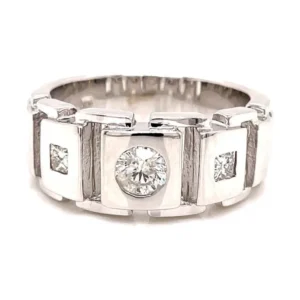 Geometric Diamond Men’s Band
