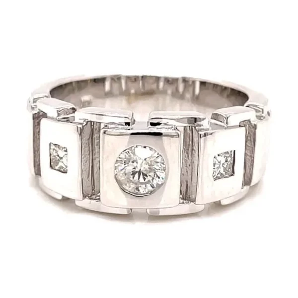 Geometric Diamond Men’s Band