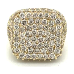 Composite Diamond Signet Ring