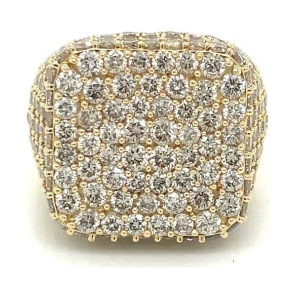 Composite Diamond Signet Ring