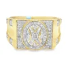 Oval Motif Diamond Ring