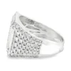 Pave Diamond Signet Ring