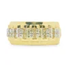 Double Row Diamond Band