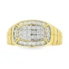 Diamond Pave Mens Band