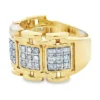 Diamond Link Band Ring