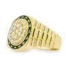 Round Cluster Men Ring