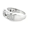Pave Diamond Link Ring