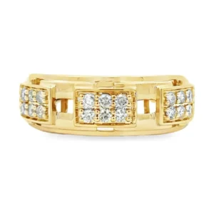 Round Diamond Cluster Ring