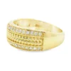Textured Diamond Band Ring