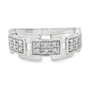 Diamond Link Men Ring