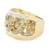 Diamond Link Band Ring