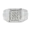 Cluster Diamond Signet Ring
