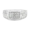 Pave Diamond Signet Ring