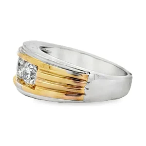 Two-Tone Lab-Grown Diamond Ring