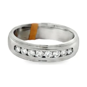 Channel Set Diamond Ring