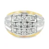 Three Row Diamond Ring