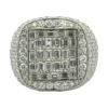 Baguette Diamond Cluster Ring