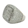 Baguette Diamond Cluster Ring