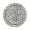 Round Pavé Diamond Ring
