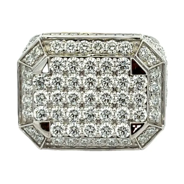 Pave Diamond Statement Ring