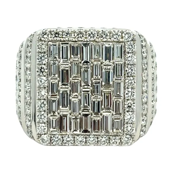 Baguette Diamond Statement Ring