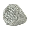 Hexagon Lab Diamond Ring
