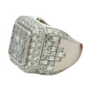 Baguette Diamond Square Ring