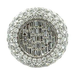 Round Cluster Diamond Ring