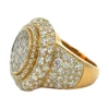 Round Diamond Cluster Ring