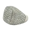 Pave Diamond Signet Ring