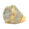 Hexagon Lab Diamond Ring