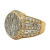 Baguette Diamond Cluster Ring
