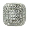 Cushion Diamond Cluster Ring