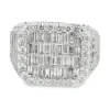 Baguette Diamond Cluster Ring
