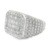 Baguette Diamond Cluster Ring