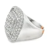 Cushion Cluster Diamond Ring