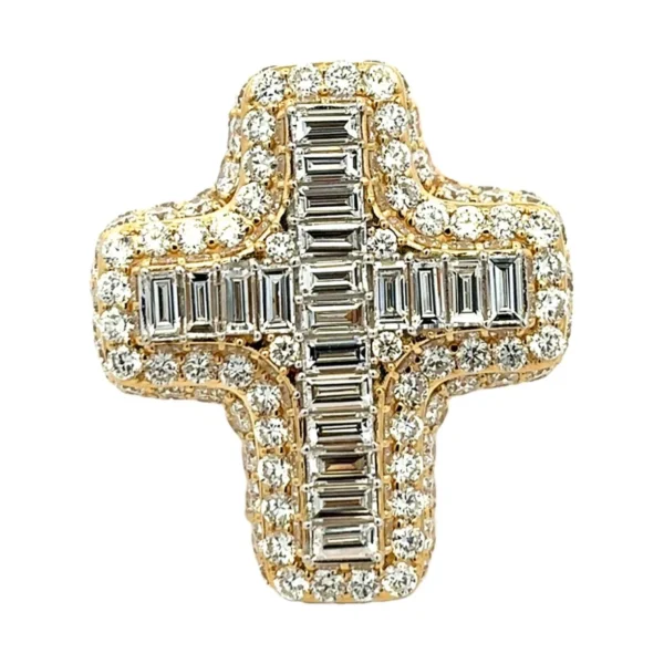 Diamond Cross Ring