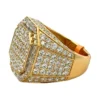 Diamond Pave Cluster Ring