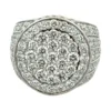 Pave Diamond Cluster Ring