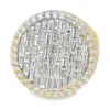 Baguette Diamond Cluster Ring