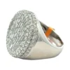 Baguette Diamond Cluster Ring