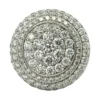 Round Cluster Diamond Ring