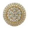 Round Cluster Pavé Ring