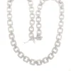 Square Link Diamond Necklace