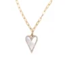 Mother Pearl Heart Necklace